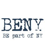 BENY T-Shirt – White with Blue Logo – BED000100003