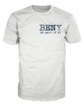BENY T-Shirt – White with Blue Logo – BED000100003