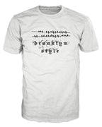 Brooklyn Style - White with Black Design - BSD00100001