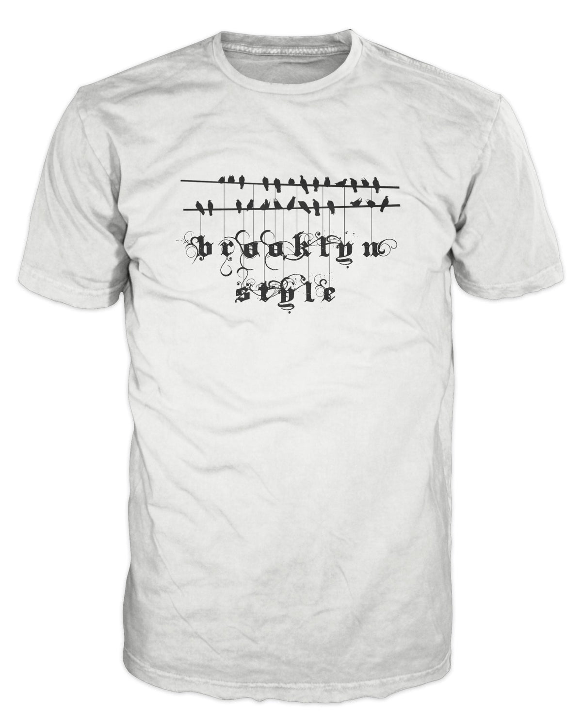 Brooklyn Style - White with Black Design - BSD00100001