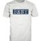White BENY T-shirt with blue logo and “Be Part OF NY” slogan