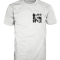 White Brooklyn Style T-shirt with small blue “Brooklyn Style” logo on the chest